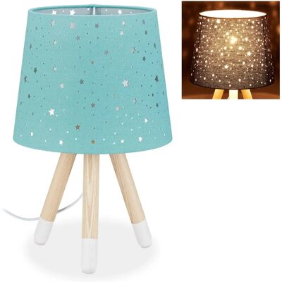Relaxdays Kinderlampe mit Sternendekor - E14 - 40cm Relaxdays Kinderlampe mit Sternendekor - E14 - 40cm