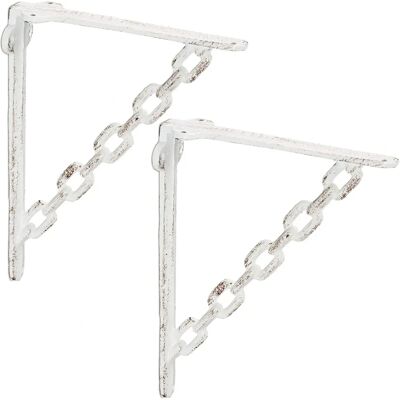 RELAXDAYS Plankdragers - Dubbel Oud Stijl Kettendecor - Wandsteun RELAXDAYS Plankdragers - Dubbel Oud Stijl Kettendecor - Wandsteun