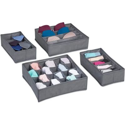 RELAXDAYS Organizer Set - Ladesystemen voor Sokken, Krawatten, Ondergoed RELAXDAYS Organizer Set - Ladesystemen voor Sokken, Krawatten, Ondergoed