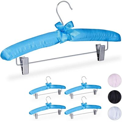 Relaxdays Velvet Hangers Set - Vintage, Adjustable Clips Relaxdays Velvet Hangers Set - Vintage, Adjustable Clips