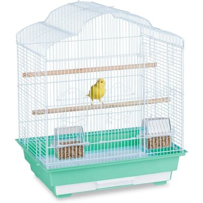 Relaxdays Vogelkäfig 56,5x46,5x35,5 cm Grün Kleiner Vogelschutz Relaxdays Vogelkäfig 56,5x46,5x35,5 cm Grün Kleiner Vogelschutz