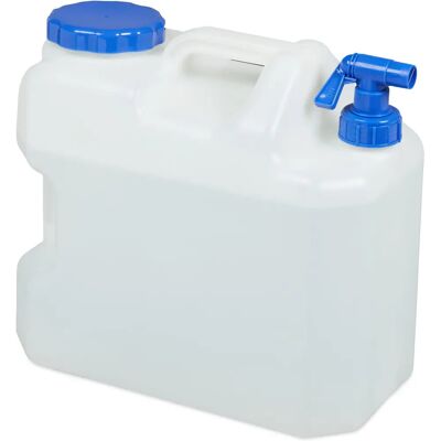 Relaxdays 18L Water Canister with Tap - Camping Water Bottle Relaxdays 18L Water Canister with Tap - Camping Water Bottle