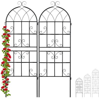 Relaxdays Supporti Metallici per Piante - 150x50cm - Giardino Relaxdays Supporti Metallici per Piante - 150x50cm - Giardino