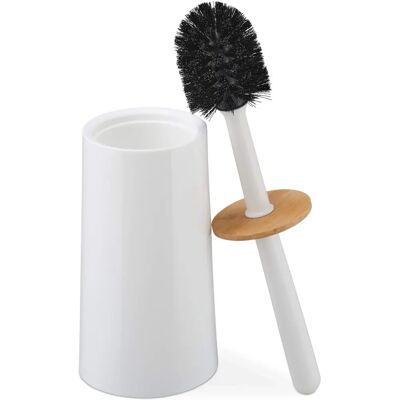 Relaxdays WC-Bürsten & Halter mit Bambusdeckel - Badezimmerzubehör Relaxdays WC-Bürsten & Halter mit Bambusdeckel - Badezimmerzubehör