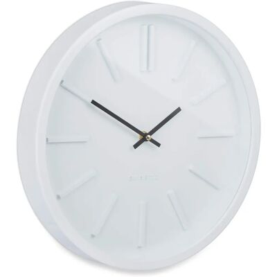 Relaxdays White Modern Wall Clock - Silent, 35cm Relaxdays White Modern Wall Clock - Silent, 35cm