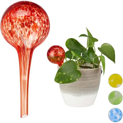 Relaxdays Globes d'Arrosage - 2 Verre pour Plantes & Fleurs Relaxdays Globes d'Arrosage - 2 Verre pour Plantes & Fleurs