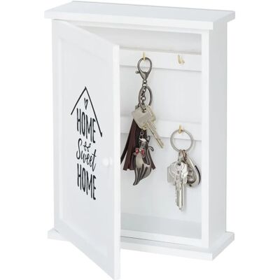 Relaxdays Wall Key Cabinet - Rustic Wooden Organizer Relaxdays Wall Key Cabinet - Rustic Wooden Organizer