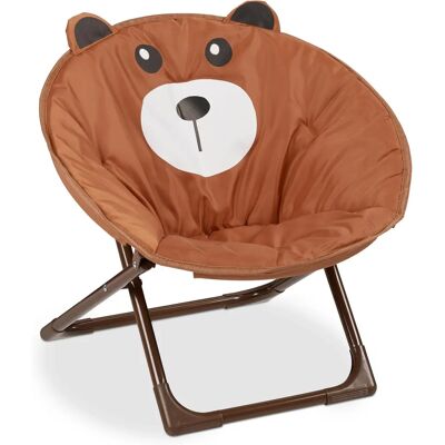 RELAXDAYS Mondstuhl - Faltbarer Kindersitz mit Tiermotiven RELAXDAYS Mondstuhl - Faltbarer Kindersitz mit Tiermotiven