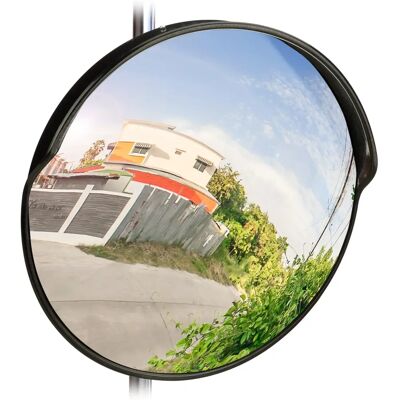RELAXDAYS Espejo de Seguridad Convexo 45cm para Interiores y Exteriores - Curvatura 130° RELAXDAYS Espejo de Seguridad Convexo 45cm para Interiores y Exteriores - Curvatura 130°