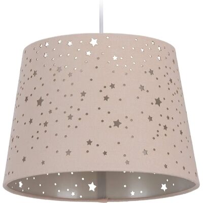 Lámpara de techo rosa con estrellas RELAXDAYS para habitación infantil Lámpara de techo rosa con estrellas RELAXDAYS para habitación infantil