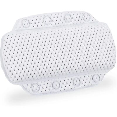 Relaxdays Bathtub Pillow with Suction Cups - Head & Neck Support Relaxdays Bathtub Pillow with Suction Cups - Head & Neck Support
