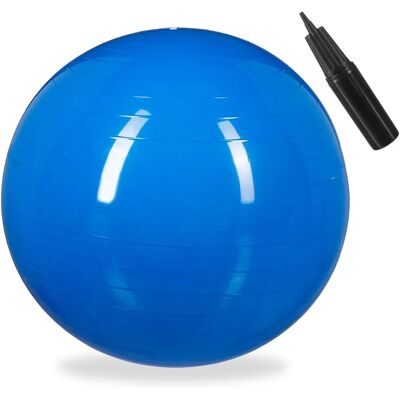 Relaxdays Yoga Fitnessboll - 65cm, stöd för 250kg Relaxdays Yoga Fitnessboll - 65cm, stöd för 250kg
