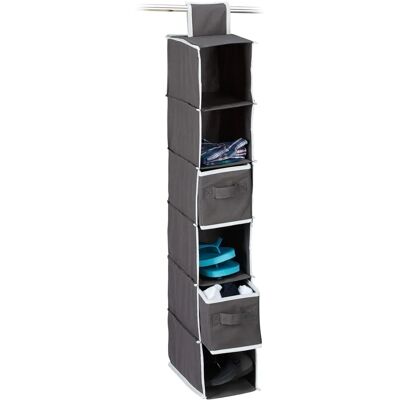 Relaxdays Wandorganizer - 6 Fächer, 2 Schubladen, Faltbar Relaxdays Wandorganizer - 6 Fächer, 2 Schubladen, Faltbar