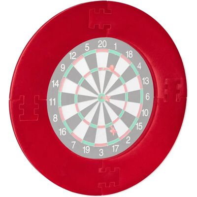 Relaxdays R7 Dartboard Protector Frame Red Relaxdays R7 Dartboard Protector Frame Red