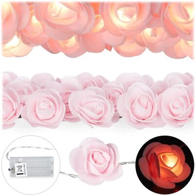 Relaxdays Różowa Lampa LED - Dekoracje Wesel i Walentynek Relaxdays Różowa Lampa LED - Dekoracje Wesel i Walentynek