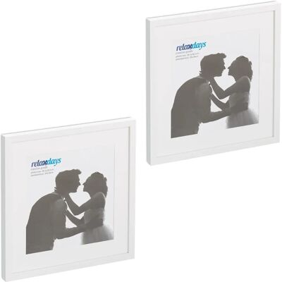 Relaxdays White Square Photo Frame Set - Photo Frame Set Relaxdays White Square Photo Frame Set - Photo Frame Set