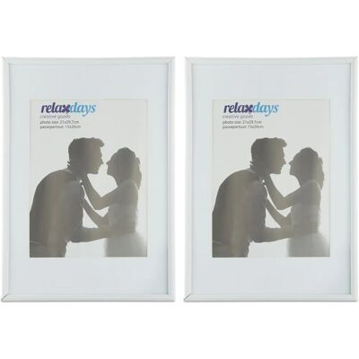 Relaxdays White 2-Frame Photo Set - Classic Style Relaxdays White 2-Frame Photo Set - Classic Style