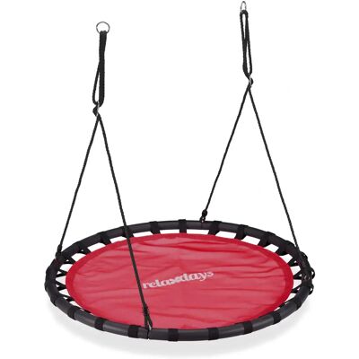 Relaxdays Balancoire de Jardin Ronde Ajustable 120cm - Publicité Relaxdays Balancoire de Jardin Ronde Ajustable 120cm - Publicité