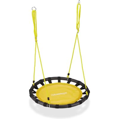 Balancelle de Jardin Relaxdays - Nid Ronde 80cm - Amusement Extérieur ou Intérieur - Publicité Balancelle de Jardin Relaxdays - Nid Ronde 80cm - Amusement Extérieur ou Intérieur - Publicité