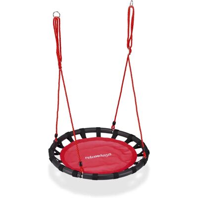 Relaxdays Nid de Jardin - Balancoire Ajustable, 80cm, 100kg Max - Balançoire - Publicité Relaxdays Nid de Jardin - Balancoire Ajustable, 80cm, 100kg Max - Balançoire - Publicité