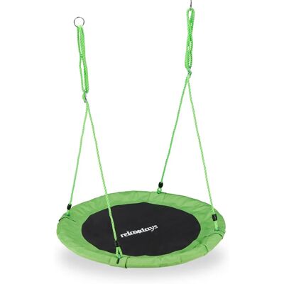 Relaxdays Columpio Jardín Nido - Ajustable, 90cm, Hasta 100kg Relaxdays Columpio Jardín Nido - Ajustable, 90cm, Hasta 100kg