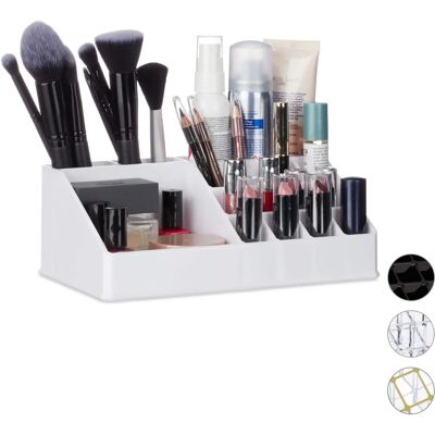 Relaxdays Weißer Acryl Make-up Organizer - Kosmetikaufbewahrung Relaxdays Weißer Acryl Make-up Organizer - Kosmetikaufbewahrung