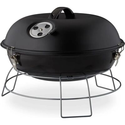 Relaxdays Hordozható SzénGrill - 33cm Grillezőfelület Relaxdays Hordozható SzénGrill - 33cm Grillezőfelület
