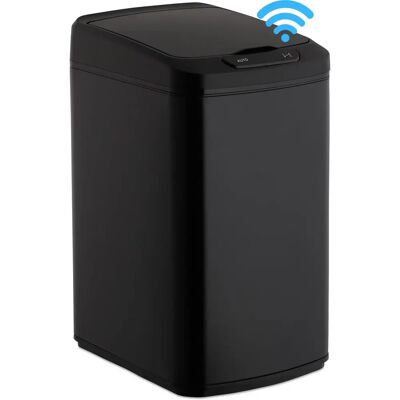 Relaxdays Abfalleimer - Sensor, 12 L, Modernes Rechteckdesign Relaxdays Abfalleimer - Sensor, 12 L, Modernes Rechteckdesign