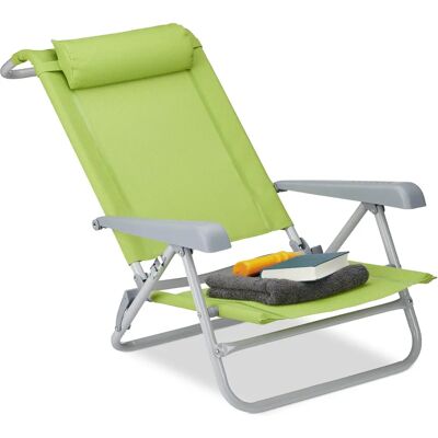 Relaxdays Składane Krzesło z Podłokietnikami - Meble na Zewnątrz Relaxdays Składane Krzesło z Podłokietnikami - Meble na Zewnątrz