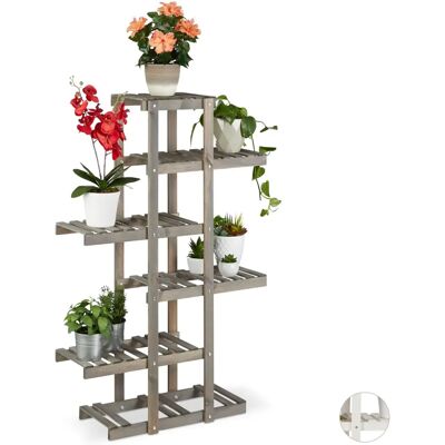Relaxdays Holzpflanzenregal mit 5 Ebenen - Indoor Blumentreppe Relaxdays Holzpflanzenregal mit 5 Ebenen - Indoor Blumentreppe