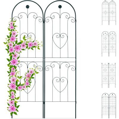 Relaxdays Garden Trellis - Supports Climbing Plants - Vintage Design Relaxdays Garden Trellis - Supports Climbing Plants - Vintage Design