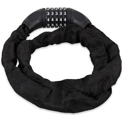 RELAXDAYS Lucchetto Cavo d'Acciaio - 120cm, Codice 5 Cifre RELAXDAYS Lucchetto Cavo d'Acciaio - 120cm, Codice 5 Cifre