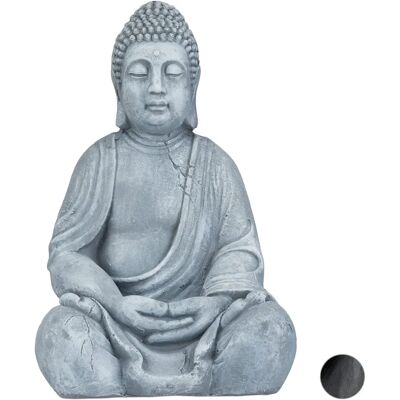 Relaxdays Buddha Gartenskulptur - Meditierende XL Keramik Relaxdays Buddha Gartenskulptur - Meditierende XL Keramik