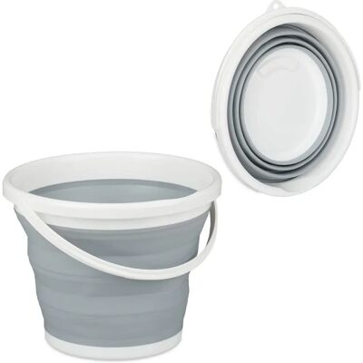 Seau Pliable Relaxdays 10 Litres Seau Pliable Relaxdays 10 Litres