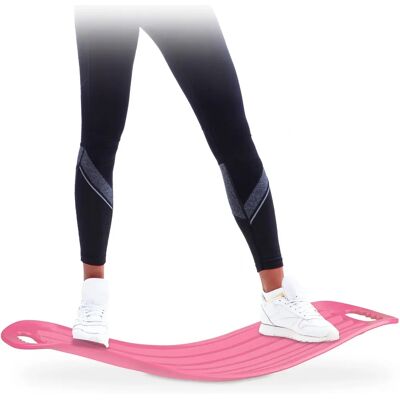 Relaxdays Quadro de Equilíbrio Rosa - Para treino de corpo inteiro, até 150kg Relaxdays Quadro de Equilíbrio Rosa - Para treino de corpo inteiro, até 150kg