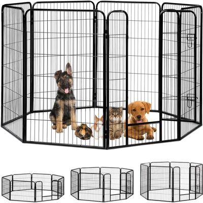 Relaxdays Gaiola de Aço para Animais de Estimação para Uso Interno e Externo Relaxdays Gaiola de Aço para Animais de Estimação para Uso Interno e Externo