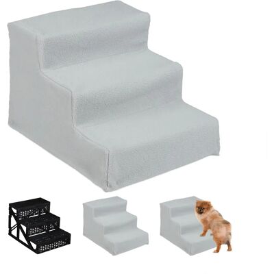 RELAXDAYS Huisdiertrap - Tot 32kg - Grijs RELAXDAYS Huisdiertrap - Tot 32kg - Grijs