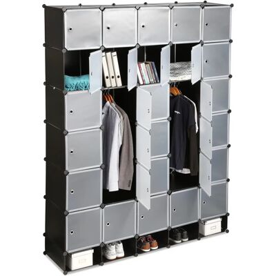 Relaxdays Armario Modular XXL con 25 Compartimentos - Armario Relaxdays Armario Modular XXL con 25 Compartimentos - Armario