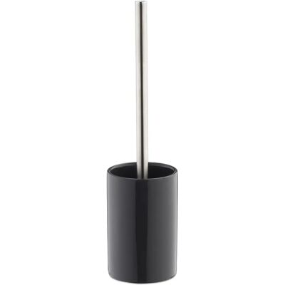 Relaxdays Toilet Brush Holder with Replaceable Head - Gray Relaxdays Toilet Brush Holder with Replaceable Head - Gray