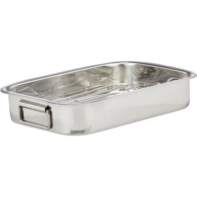 Relaxdays RVS Bakplaat M - Oven- en Vaatwasserbestendig Relaxdays RVS Bakplaat M - Oven- en Vaatwasserbestendig