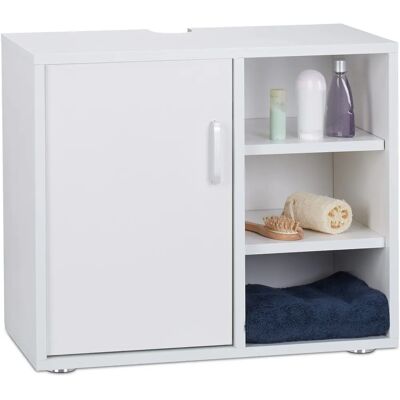 Gabinete de banheiro Relaxdays - 51x60x32 cm, Branco Gabinete de banheiro Relaxdays - 51x60x32 cm, Branco