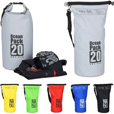 Relaxdays Vattentät Torrpack 20L Mörk Grå - Utomhusväska Relaxdays Vattentät Torrpack 20L Mörk Grå - Utomhusväska