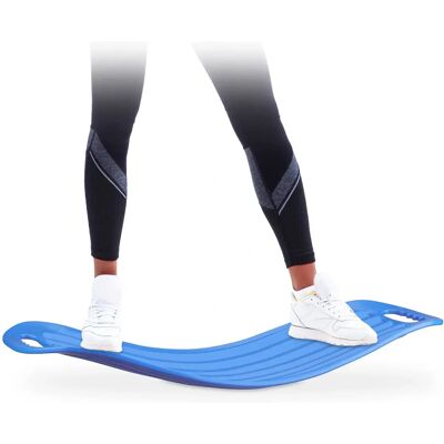 Relaxdays Tavola di Equilibrio Blu - Allenamento Completo del Corpo - 150kg Max Relaxdays Tavola di Equilibrio Blu - Allenamento Completo del Corpo - 150kg Max