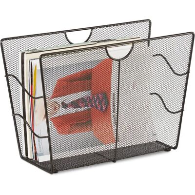 Relaxdays Magazine Rack - 27x39x17 cm Black Relaxdays Magazine Rack - 27x39x17 cm Black