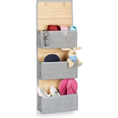 RELAXDAYS Wall Organizer - 94x33x12 cm - Gray RELAXDAYS Wall Organizer - 94x33x12 cm - Gray