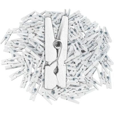 Relaxdays Mini Clothespins Set 400 - Decorative Craft Clips Relaxdays Mini Clothespins Set 400 - Decorative Craft Clips