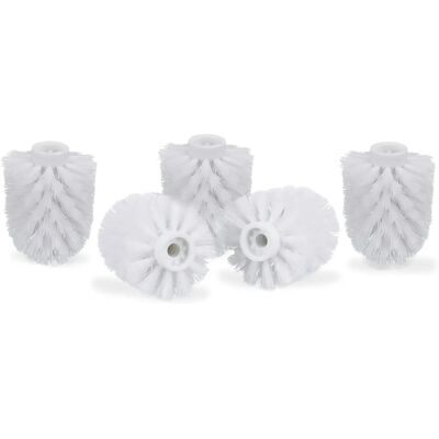 Relaxdays Toilet Brush Head Set of 5 - 9.5mm Thread Relaxdays Toilet Brush Head Set of 5 - 9.5mm Thread