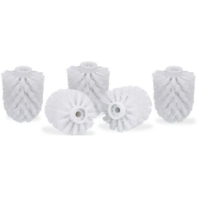 Relaxdays Toilet Brush Replacement Set - Durable Plastic, 5 pcs Relaxdays Toilet Brush Replacement Set - Durable Plastic, 5 pcs