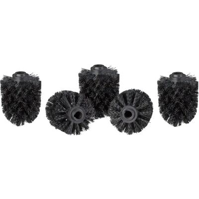 Relaxdays WC-borste reservhuvuden - 5-pack, svarta Relaxdays WC-borste reservhuvuden - 5-pack, svarta