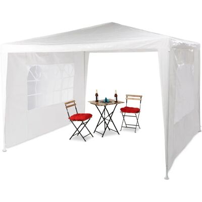 Relaxdays Wit 3x3m Stalen Frame Tuinpaviljoen - Festival Tent Relaxdays Wit 3x3m Stalen Frame Tuinpaviljoen - Festival Tent